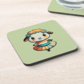 ヒツジ・バレリーナ コースター (左側)