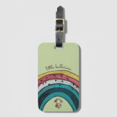 ヒツジ・バレリーナ ラゲッジタグ (正面縦)