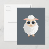 ヒツジ ポストカード (正面/裏面)