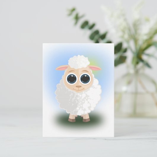 ヒツジ ポストカード (スタンド正面)