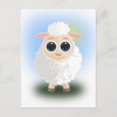 ヒツジ ポストカード (正面)