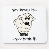 ヒツジ マウスパッド (正面)