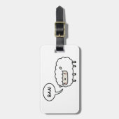 ヒツジ! ラゲッジタグ (正面縦)