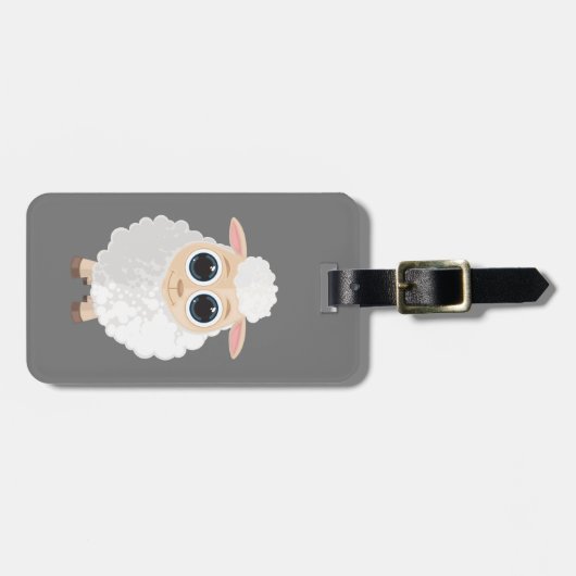 ヒツジ ラゲッジタグ (正面横)