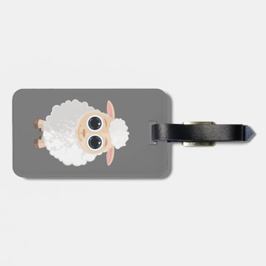 ヒツジ ラゲッジタグ (裏面横)