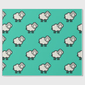 ヒツジ ラッピングペーパー (フラット)