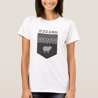 ヒツジ- Icelambのコード Tシャツ
