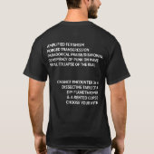 ヒツジKnell犠牲者 – アランS. Tofighti Tシャツ (裏面)