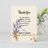 ヒトかわいらしシンプルデ感謝していイ 招待状 (スタンド正面)