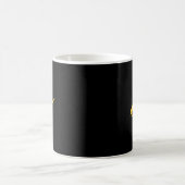 ヒトと類人猿の進化 ゴリラ 空手 ボクシング キック コーヒーマグカップ (中央)