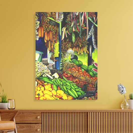 ヒトの相互作用の共通スレッド,ハンガリー キャンバスプリント (インサイチュ (リビング))