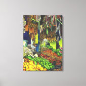 ヒトの相互作用の共通スレッド,ハンガリー キャンバスプリント (正面)