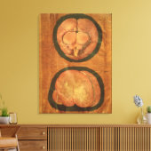 ヒトの脳のスケッチ構造 キャンバスプリント (インサイチュ (リビング))