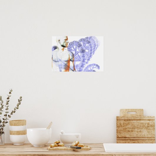 ヒトゲノム ポスター (キッチン)