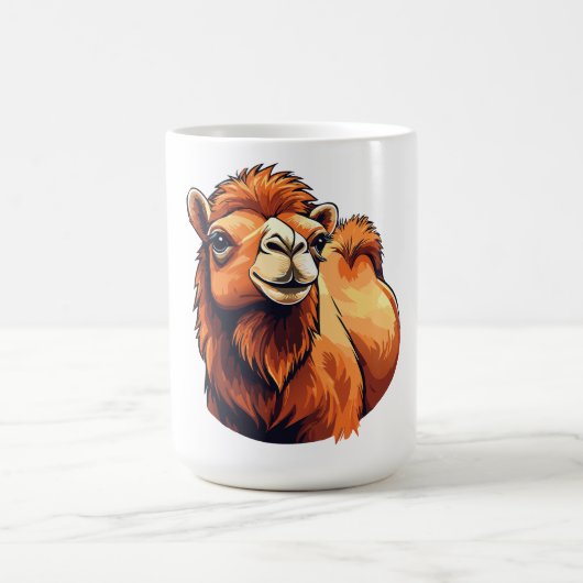 ヒトコブラクダの頭 コーヒーマグカップ (中央)