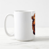 ヒトコブラクダの頭 コーヒーマグカップ (左)