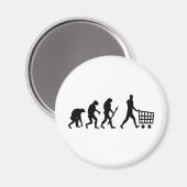 ヒトショッピング進化 マグネット (正面/裏面)