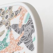 ヒトシームレスパターン ピックルボールラケット (左詳細)