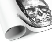 ヒトスカルハロウィンラッピング紙 ラッピングペーパー (ロールコーナー)