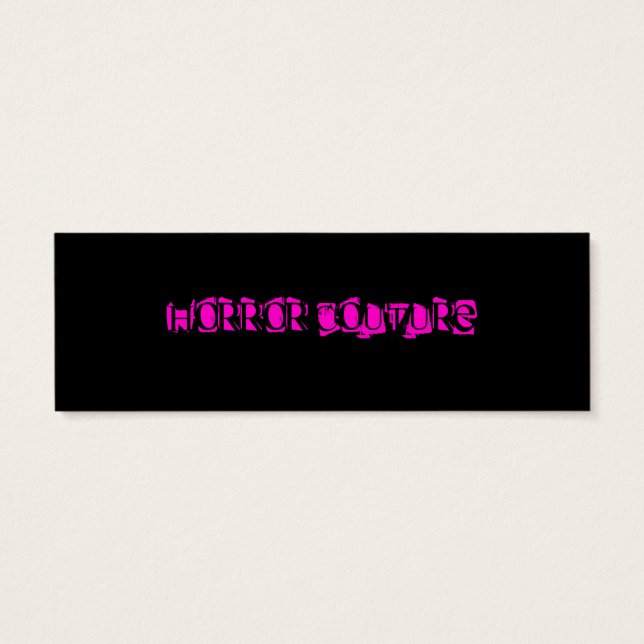 ヒトスカルブックマーク (裏面)