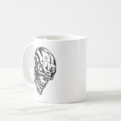 ヒトスカル146 コーヒーマグカップ (正面左)