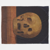 ヒトスカル(by Mariotto Albertinelli) フリースブランケット (正面(横))