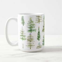 ヒトデで覆われた沿岸の松 コーヒーマグカップ