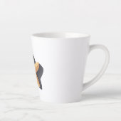 ヒトデとその影 カフェラテマグ (右)