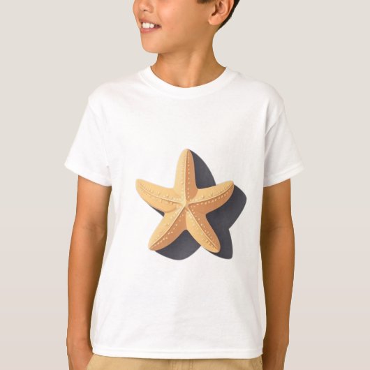 ヒトデとその影 Tシャツ (正面)