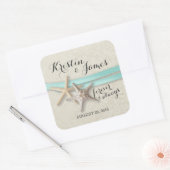 ヒトデとアクアリボン スクエアシール (封筒)