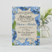 ヒトデとアジサイビーチリハーサルディナー 招待状 (スタンド正面)