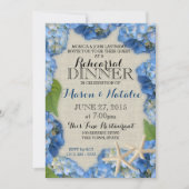 ヒトデとアジサイビーチリハーサルディナー 招待状 (正面)