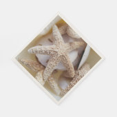 ヒトデとサンドドルエレガント沿岸 スタンダードランチョンナプキン (角)
