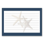 ヒトデとサンドドルレシピカード テーブルナンバー (裏面)