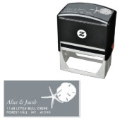 ヒトデとサンドドル セルフインキングスタンプ (インサイチュ)