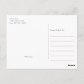 ヒトデとサンドドル – ビーチ結婚式ありがとう ポストカード (裏面)