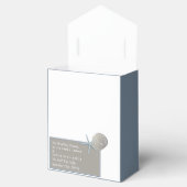 ヒトデとサンドドル – ビーチ結婚式 フェイバーボックス (オープン)