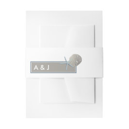 ヒトデとサンドドル – ビーチ結婚式 招待状ベリーバンド