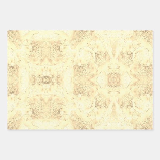 ヒトデとシーウズブルー海砂浜の水色 ラッピングペーパーシート (正面3)