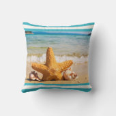 ヒトデとシーシェルのビーチ クッション (裏面)