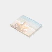 ヒトデとシーシェルのビーチ ポストイット (アングル)