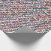 ヒトデとストライプヒトデ ラッピングペーパー (角)