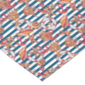 ヒトデとストライプ テーブルクロス (アングル)