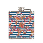 ヒトデとストライプ フラスク (裏面)