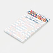 ヒトデとストライプ|名前の追加 ポストイット (アングル)