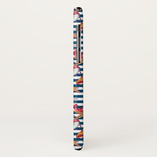 ヒトデとストライプ Case-Mate iPhoneケース (裏面/左)