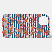 ヒトデとストライプ Case-Mate iPhoneケース (裏面 (横))