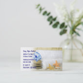 ヒトデとスパ石 名刺 (スタンド正面)