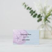 ヒトデとビーチテーマ 名刺 (スタンド正面)