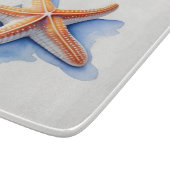 ヒトデとブルーシルエット カッティングボード (角)